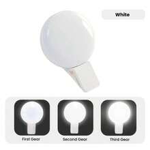 MINI Kleines Q Handy Füllicht, LED Selfie Licht, Live-Streaming Schönheitslicht, kompatibel mit allen Handymodellen, eingebauter 150mAh wiederaufladbarer Lithium-Akku.