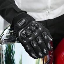 1pc Motorcycle Riding Gloves Full Finger Touchscreen Gloves Outdoor Protective Off-Road Racing Gloves Motorcycle Accessories Essential For Riders Women Men Gift - A - View 6