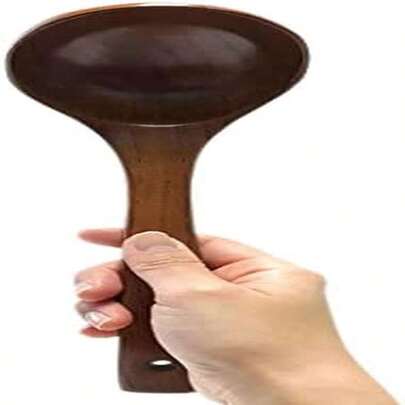 Wooden bead for painting, natural wood, easy to hold and use, kitchen supplies, ladle and spoon (large size), for pot cooking.