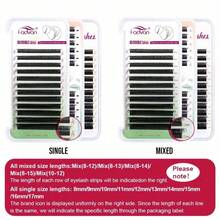 FADVAN 12 Rows 3D/4D/5D W Lashes Double Layer W Shape Lash 0.07 D 8-15mm&Mix Premade 6D/8D/10D W Fan Lash Extensions Natural Soft Black/Brown W Style Lashes Faux Mink Individual Lashes , Lash Tech Supplies - D - View 8