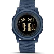 HANPOSH Mens Digital Watch Ultra Thin Minimalist Sports Waterproof Outdoor LED Screen Large Face Wrist Watches For Men With Back Light Alarm Date Stopwatch - A4-R021-2-Tím Đen - Xem 7