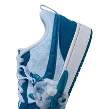 Nike Kids' Court Borough Low RCRFT BG Casual Sneakers, Comfortable Lightweight Everyday Wear, IM7167-441 - Lapis Lazuli Blue/Abyss Green/White - View 7