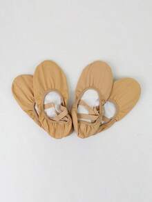 Wuyuan Two Pairs Of Women's Pink Ballet Shoes With Canvas Fabric Breathable And Comfortable