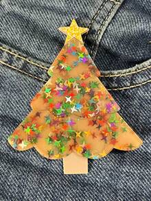 1pc Creative Acrylic Cartoon Girl Brooch, Fashionable & Elegant Women's Brooch, Best Birthday Gift For Friends