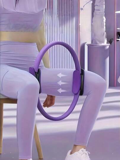 1 Stück Pilates Yoga Widerstandsring - Fitness-Übungszubehör für Zuhause, Formung des gesamten Körpers und Muskelkräftigung - Pilates Widerstandsring für das ganze Körpertraining - EVA Yoga Kreis, Straffung von Schultern & Rücken, Beckenbodenmuskelreparatur, Beinstraffung