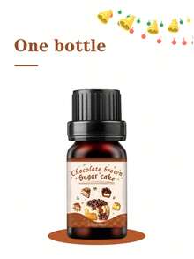 6pcs/1pc Christmas Essential Oil Set, Food Fragrance Oils, 10ml Aromatherapy Oils, Christmas Oils, Gingerbread House, Bedroom & Living Room Fragrance, Suitable For Scented Candles, Wax Melts, Diffuser Stones, Diffuser, Humidifier, Christmas - Multicolor - View 12