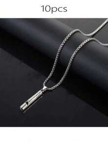 Durable Stainless Steel Emergency Whistle - Fashionable, Portable Outdoor Hiking And Rescue Survival Gear, Ideal For Halloween/Christmas/Thanksgiving/New Year Celebrations, Camping Accessories