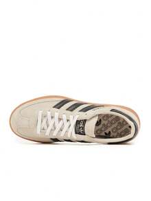 Adidas Spezial 复古运动鞋 绒面革鞋面 系带闭合 橡胶外底 氧化铝/核心黑/云白色 IF6562 - 黑白 - 查看 5