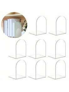 Transparent Acrylic Book Display Stand, Desktop Acrylic Book Storage Rack, Clear Book Holder Suitable For Office, Home, Retail Store - Clear - View 2