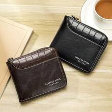 A Men's Wallet, Vintage Multifunctional Wallet With Multiple Card Slots, Available In Black/Blue/Dark/Brown Colors (4 Options)