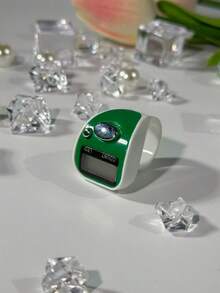 Portable LED Finger Counter, Ring Counter, Fresh Color Counter, Electronic Rosary Prayer Counter, Stylish Lightweight Bicolor Counter, Multi-Color Options, Suitable For Indoor/Outdoor Counting, Prayer Counting, Sports Counting, Holiday Gifts, Etc. - Multicolor - View 10