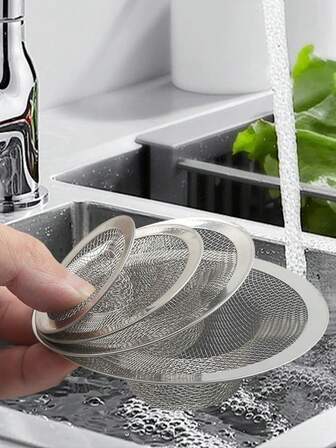 Golvbrunn med halmhatt, avloppsgaller för kök, avloppsgaller i rostfritt stål, filtergaller för matrester