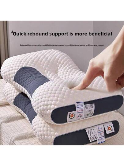 Spa Sleeping Pillows Pair Of Cervical Vertebral Massage Hotel Down Kussen Core Category Ho keeping Does Not Collapse view 2