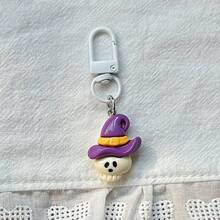 Halloween Ghost Skull Keychain Resin Cute Pendant Student Gift Holiday Event Small Gift Bag Ornaments - 7 - Xem 3