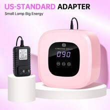 48W UV Light For Nails,Mini UV LED Nail Lamp With 3 Timer Settings, Auto Sensor, Fast Curing For Gel Nails,Nail Dryer Sparkly Gel Nail LCD Display Home Use DIY - 查看 8