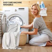 SOGESSLEEP 4 Inch Sleeper Sofa Mattress For Couch,CertiPUR-US Certified,Ultra Soft Removable Cover, Replace Pull Out Sofa Bed Mattress,Non-Slip Bottom, Supportive Seat Pad For RV, Bed, Dorm - White - View 8