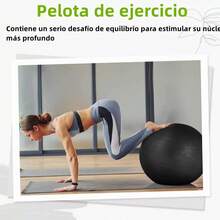 Pelota Pilates de 25cm/65cm ,Mini Pelotas de Yoga,Ball de Ejercicio Grande Antipinchazos,Pelotas para Fisioterapia Chica Antideslizante,Ideal para Entrenamiento de Equilibrio,Fuerza del Núcleo - azul - Ver 1