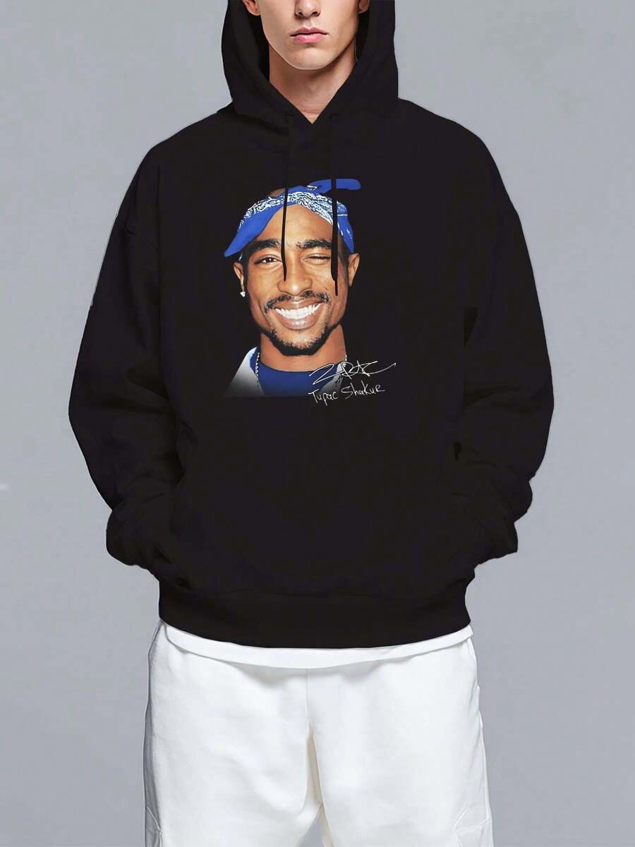 Men Zip-Up Hoodies - Black - View 1