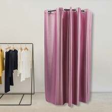 Pink U-Shape Changing Room With Shade Curtain, 3-4kg Load Capacity, Portable Fitting Room For Home, Store, Office, And Dormitory - Pink - View 7