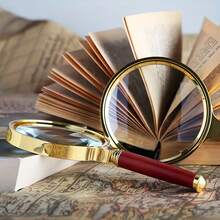 10X Magnifying Glass With Rosewood Handle, Suitable For Reading Books And Newspapers, Insect Observation, Hobbies, And Classroom Science Teaching - Multicolor - View 3