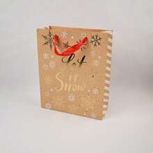 12 pezzi - Nuova confezione regalo natalizia Borsa regalo natalizia extra large a forma di cartone animato Borsa souvenir