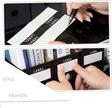 MAGICLULU 5 Piezas Estantes De Archivos Para Escritorio Carpetas Negras Organizador De Escritorio Porta Documentos De Escritorio Porta Revistas Soporte De Almaceento De Archivos - albaricoque - Ver 2