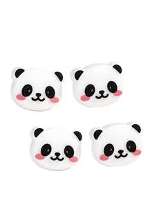 4 piezas Accesorios de tapa de palanca de mando de silicona lindos, compatibles con Switch/OLED/Lite Joy-Con, tapas de botón Panda Switch OLED, funda protectora de silicona antideslizante para el controlador Joy-Con, agarre para el pulgar de alto rendimiento - Fácil de instalar, proporcionando una mejor experiencia de juego - Multicolor - Ver 24
