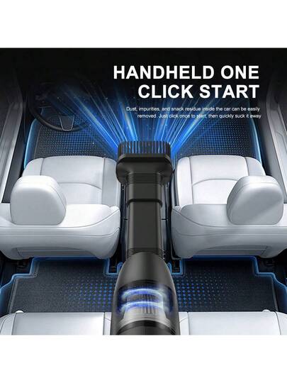 SOKANY Portable Wireless Stofzuiger Cleaner 3000PA High Power Mini Cleaner, In Compressor Blower Pump held Brushless Motor, USB Rechargeable (2000mAh) Large Capacity Lithium Battery, Cars, Homes, Offices, Camping, Computer Keyboard Notebook Cleaning Tools view 2