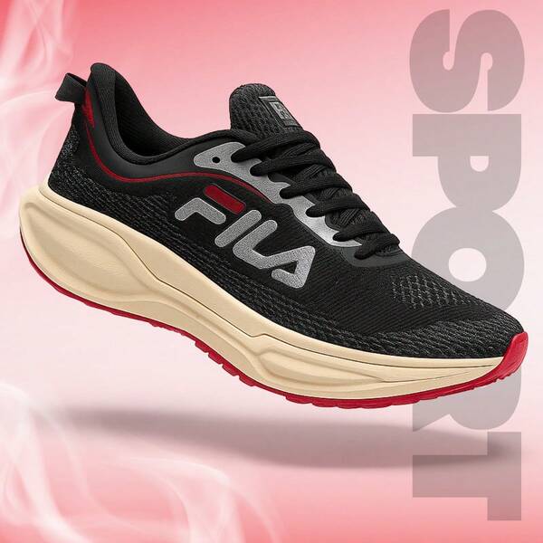 Tênis Masculino Esportivo Preto – Confortável e Resistente, Amortecimento Interno, Corrida, Caminhada e Treino 38–43