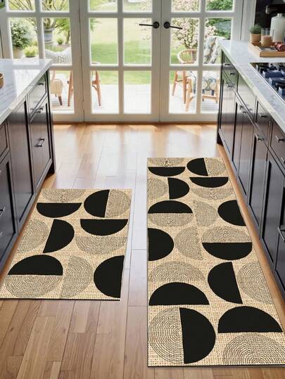 Kitchen Vloerkleed Set Washable NonSlip 160x50 80x50 Cm Zachte Durable Rug, Mat view 4