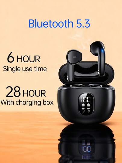 K01 True Wireless In-Ear Ohrhörer mit Ladecase, stilvolles Geschenk für Familie und Freunde, Stereo HIFI-Sound, leicht und tragbar, perfekt für Geburtstage, Weihnachten und den täglichen Gebrauch, kompatibel mit Android-Geräten