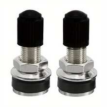 2pcs/4pcs/10pcs Válvulas de Rueda de Acero Inoxidable Duraderas de 3.2cm para Motocicleta - Accesorios para Neumáticos Tubeless Impermeables - 4 piezas - Ver 6