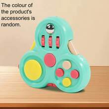 1pc,Gyro Cube Fingertip Spinning Game Handheld Stress Relief Toy,Exercise Finger Flexibility,Relaxation,Suitable For All Seasons,Relaxation Tool,Compact Design,Fun Accessory,Lightweight Cube,Smooth Rotation,ADHD Focus Aid,Office Workers,Holiday Gift,Random Color And Style. - Multicolor - View 9