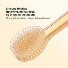 EstiloTendenciaCepillo De Dientes De Dedo, Silicona Suave MultifuncióN Para NiñOs 0-3 AñOs, NaranjaCalidad PremiumVersióN Mejorada - 1 - Ver 5