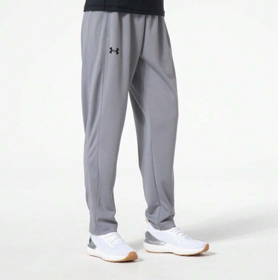 Under Armour Unisex Casual Straight-Leg Fitness Running Training Loose-Fitting Sports Pants - Grey - View 1