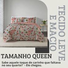 3-Piece Queen Size Bedspread Set, Patchwork Quilt, Ultra Double-Sided - 查看 3