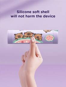 Ayotu 1pc Cute Animal Protective Case, Compatible With Switch OLED/Switch NS/New Switch 2 (2025, 7.9 Inch), Ultra-Light Design, Shock-Absorbing & Scratch-Resistant (Purple) - Multicolor - View 4