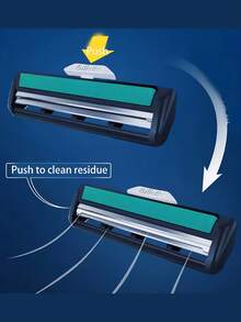 Gillette Straight Razor, Gillette VECTOR Men's Razor, Razor, Beard Shaving Tool, Manual Shaving Razor - Multicolor - View 6