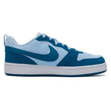 Nike Kids' Court Borough Low RCRFT BG Casual Sneakers, Comfortable Lightweight Everyday Wear, IM7167-441 - Lapis Lazuli Blue/Abyss Green/White - View 2