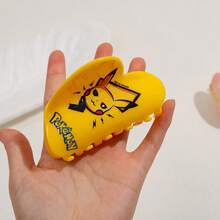 pocket monsters Pokémon Pikachu Hair Claw Clips, Cute And Handsome Hair Accessories, Hair Claw Clips For Decorating Hairstyles, Daily Practical Hair Claw Clips,Bright-Colored Hair Accessory Clips Winter Hair Clip