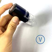 Cute Expression Dotted Stamp, Creative Funny Pattern, Self-Inking Portable Seal, Planner Decoration Office Marking, Personalized Stationery Small Stamp, Roman Numeral Stamp, Multiple Symbols I V IV XI XII, Self-Inking Portable Seal - Return Money - View 10