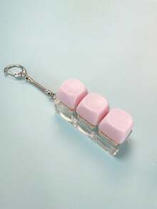 Llavero de cubo de teclado colorido y simple con 4 teclas o 9 teclas para aliviar la presión y el estrés, diseño de tecla de teclado, llavero de dedo para adultos, llavero calmante para enfocar y relajarse, llavero para desabrochar, regalo de cumpleaños, regalo de fiesta, regalo de vacaciones - Multicolor - Ver 14