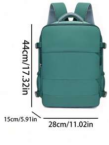 Women's Backpack, Large Capacity Travel Backpack, Commute/School Backpack, Fashionable Laptop Bag, Short-Distance Business Travel Luggage Bag - Multicolor - View 12