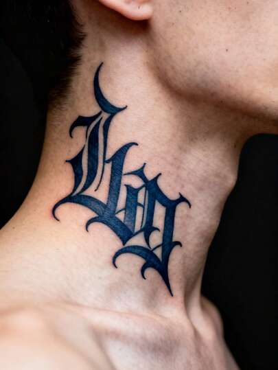 CAT QUEEN ART Gothic Mysterious Complex Totem Temporary Tattoo Sticker, 1-2 Weeks Waterproof Realistic Tattoo, Suitable For Chest, Waist, Abdomen, Thigh, Shoulder, Neck, Collarbone, Natural Plant Ingredients, Suitable For Y2K Music Festival, Valentine's Day, Carnival, DIY Party Holiday Gifts