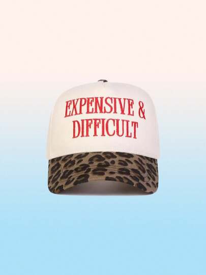 قبعة بيسبول رجالية مطرزة بطبعة نمر وشعار، قابلة للتعديل، مناسبة للملابس الشارعية والتنزه والتسلق والسفر وحماية من الشمس للرياضات الخارجية