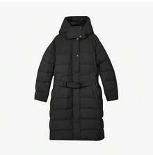 Skechers New Women's Windproof And Cold-Resistant Sports Down Jacket - Black - View 4