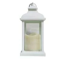 1PC LED Candle Lantern - 3*AA Batteries Operated (Batteries Not Included) Decorative Lamp With Black/White Options For Home, Party & Ambience Decoration - Multicolor - View 10