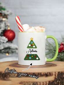 Tazza da caffè personalizzata, può stampare la tua foto/nome, tazza personalizzata, stoviglie romantiche, adatta sia per uomini che per donne, regalo ideale per famiglia e amici, adatto anche per Ognissanti, Natale, anniversario, ricordo, azienda, uso personale e ufficio, regalo perfetto per la stagione autunnale/invernale - Multicolore - Visualizzare 7