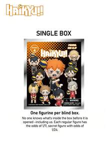 Crunchyroll 1PC Haikyu!! Túi mù được cấp phép chính thức Túi đựng đồ 3D hình Anime Kẹp túi Hộp mù bí ẩn Móc khóa PVC Ngẫu nhiên Một nhân vật Hinata Kageyama Tsukishima Nishinoya Yaku Nobuyuki Kai Taketora Yamamoto Túi bất ngờ Mặt dây chuyền tinh xảo Móc chìa khóa sưu tầm Đồ trang trí Điện thoại di động Ví túi Trang trí Ba lô Treo Giáng sinh Sinh nhật Quà tặng vui nhộn - Nhiều màu - Xem 6