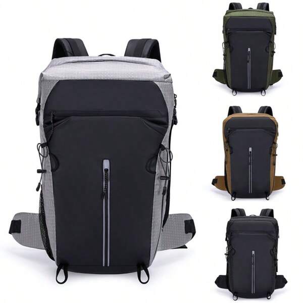 Vellyhiker 40L Hiking Backpack For Outdoor Camping Reflective Cycling Daypack Ultralight Outdoor Camping Travel Daypac